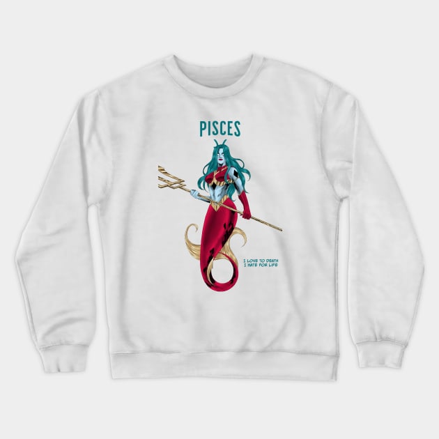 Pisces Crewneck Sweatshirt by sffuma